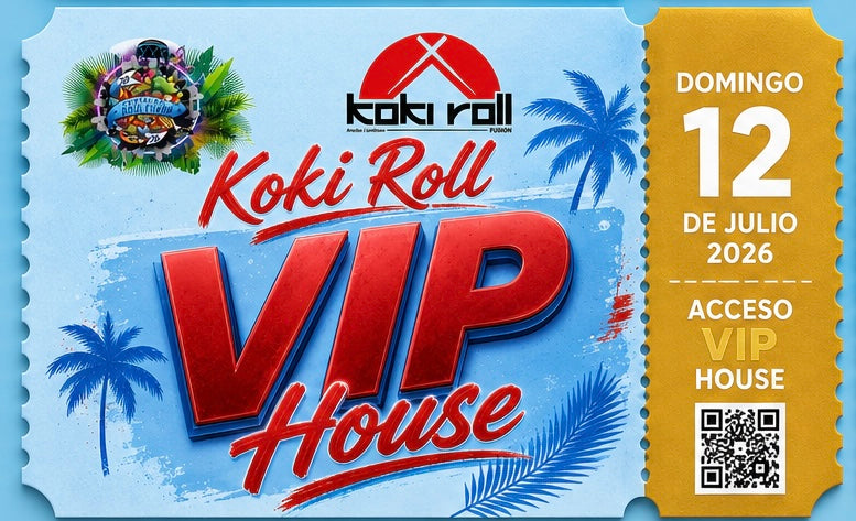 Domingo 12 de julio 2026 - Koki Roll VIP House