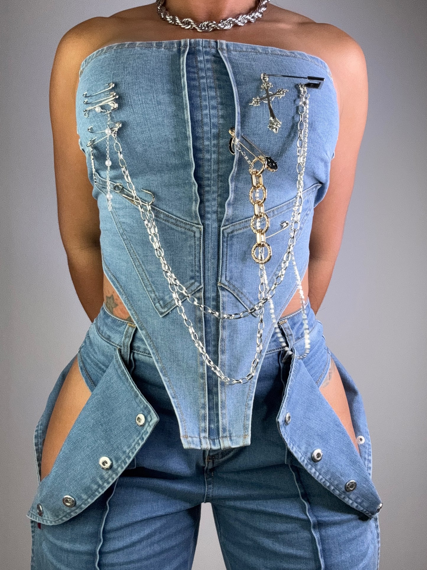 Denim Crush Top