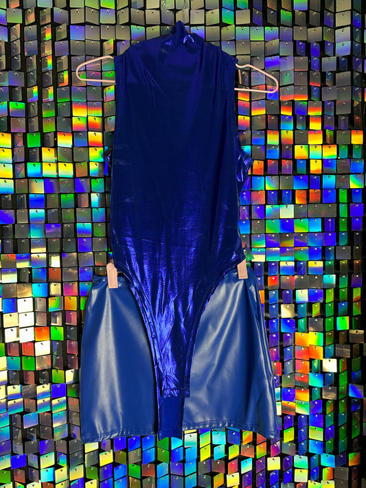 Blue Skirt Set