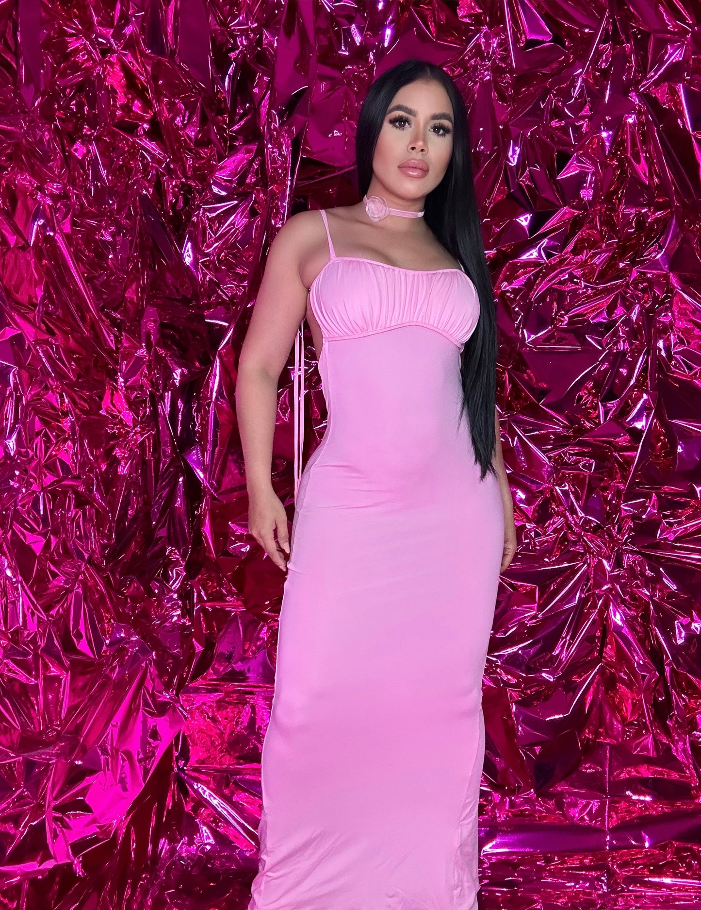 Pink Maxi Dress