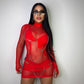 Red Baddie Dress