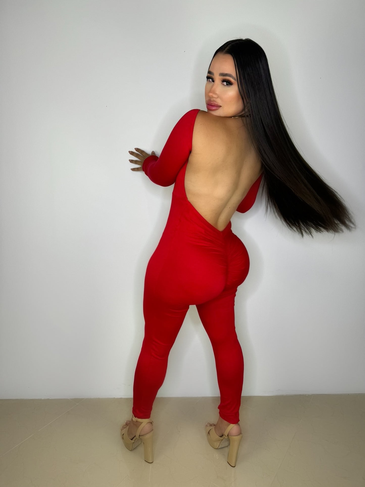 Red Carpet Jumpsuit