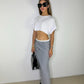 Gray Skirt