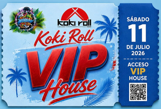 Sábado 11 de julio 2026 - Koki Roll VIP House