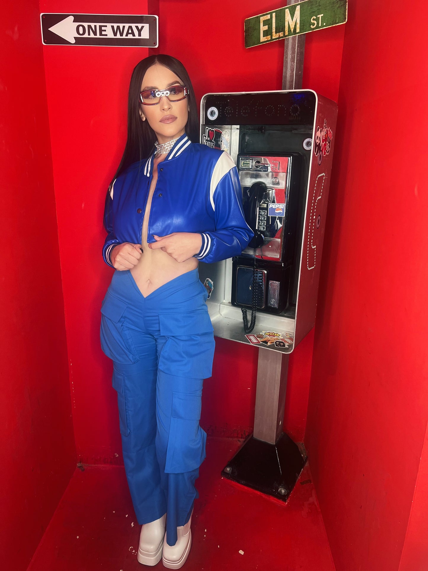 Blue Race Jacket to