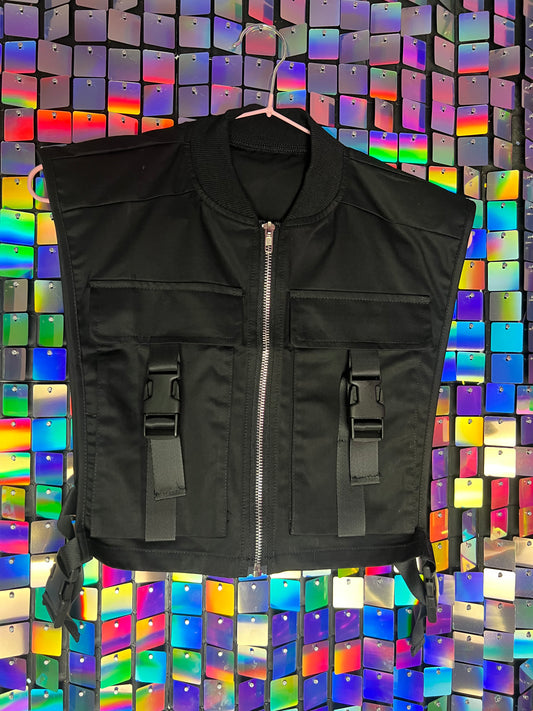 Black Cargo Top